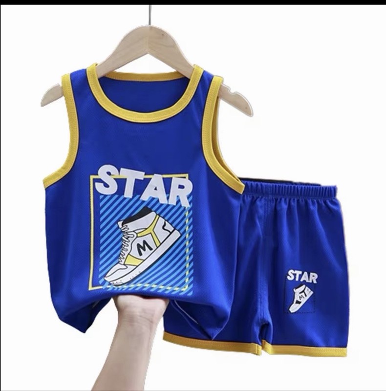 Unisex Baby & Toddler Basketball 2pc Tank Top & Shorts Set One Size gallery