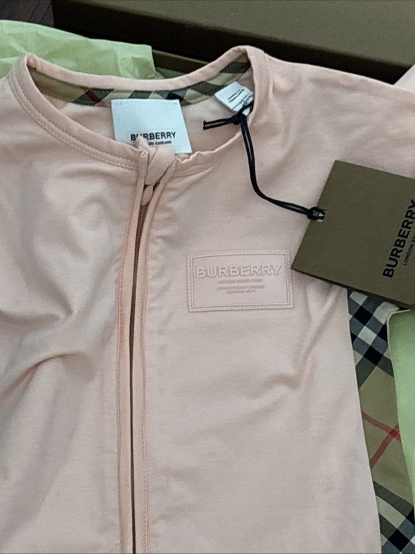 Burberry Girls Claude 3 Pieces Gift Set Mini Check Alabaster Pink sz 12 mon NEW gallery