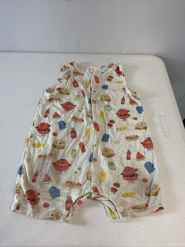 Baby Boy 12-18mos Boutique LOT 3 PC magnetic me Bamboo, Angel Dear Romper gallery