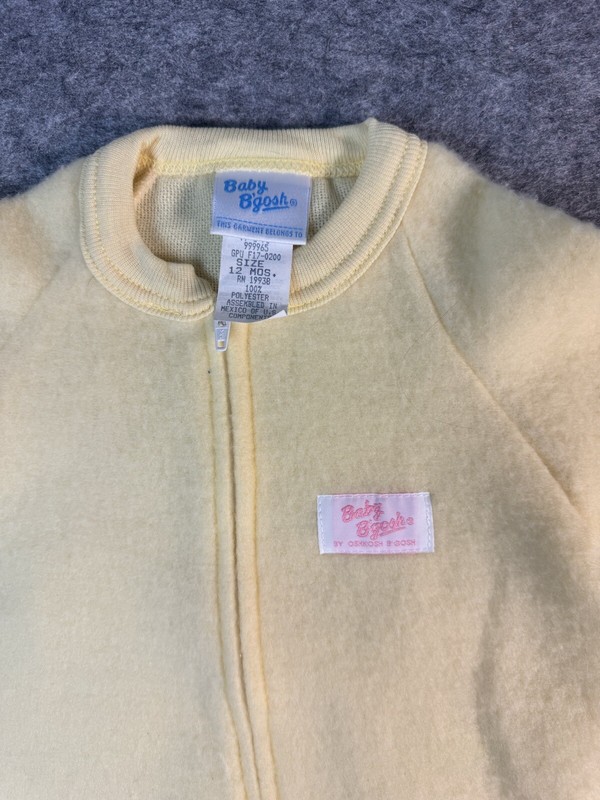 Vintage 80/90s Lot Infant Gender Neutral Bunting Sleep Baby B‘gosh Quiltex NEW gallery