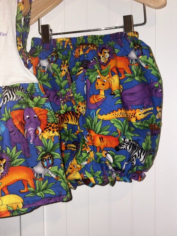 Vintage Nice Ideas Safari Animals 2 Piece Toddler Outfit Set 24 Mos gallery
