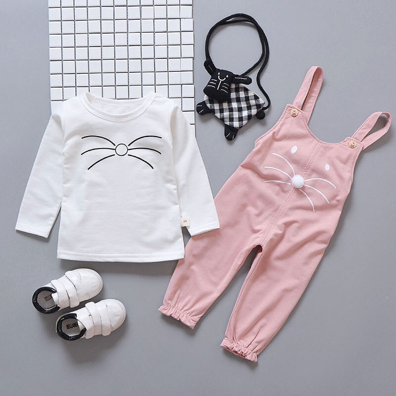 Spring clothes sets fashion suit T-shirt + pants suit outside wear clothing sets gallery