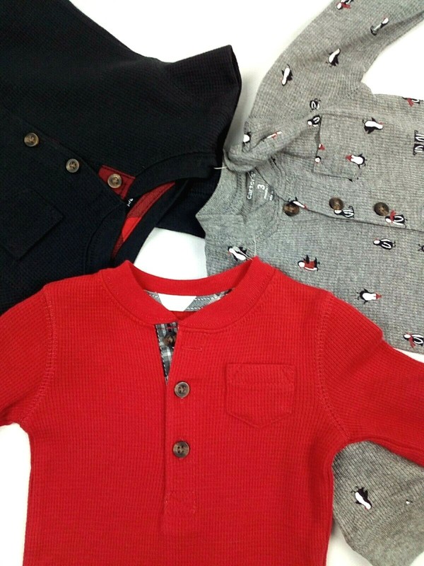 Brand New 3 Months, Set of Carter's Baby Boy Long Sleeve Body Suit ! gallery