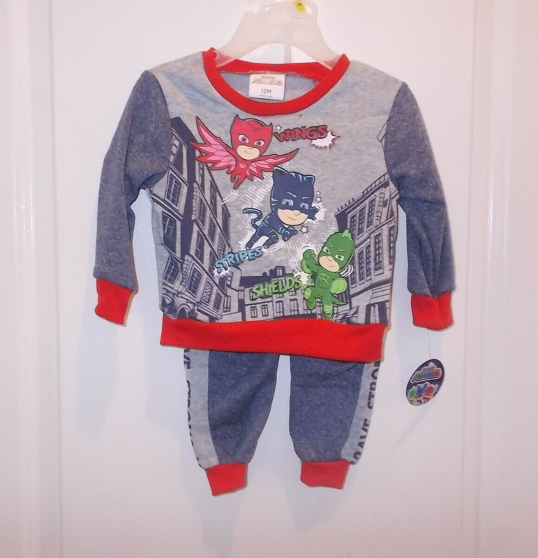 PJ Masks Superhero Boy’s Size 12 Months 2-Piece Fleece Outfit