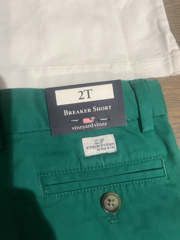 Vineyard vines toddler boy size 2 outfit breaker short with white polo shirt gallery