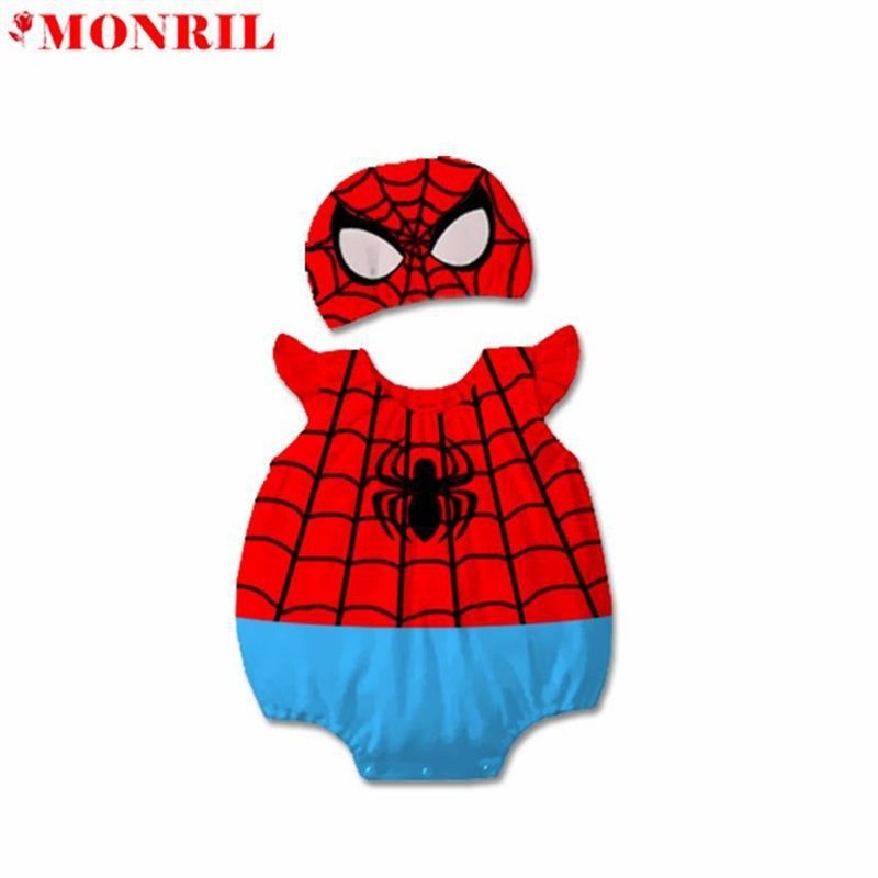 SN-D11-4 Baby Boys Girls Toddler Romper Halloween Costume Bodysuit Outfit + Hat gallery