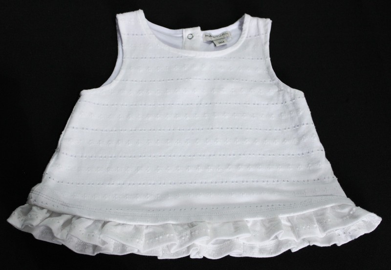 Habitual Baby Girl's Two Piece Tank Top And Shorts Set EJ3 White Size 18M NWT gallery