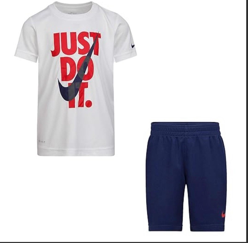 Nike Boy’s Dri-Fit T-Shirt & Shorts 2 Piece Set (size7)