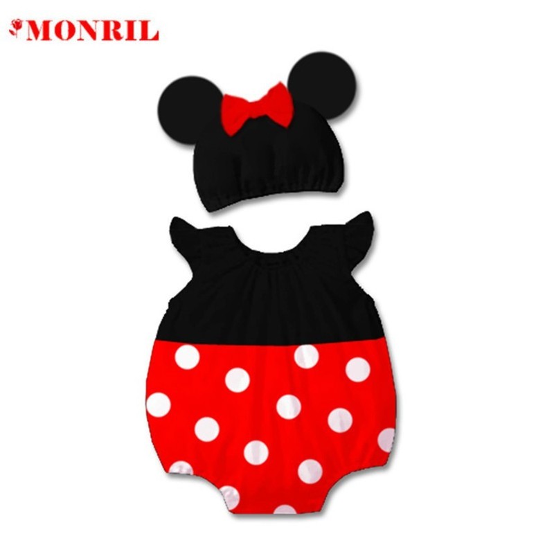 SN-D11-4 Baby Boys Girls Toddler Romper Halloween Costume Bodysuit Outfit + Hat gallery