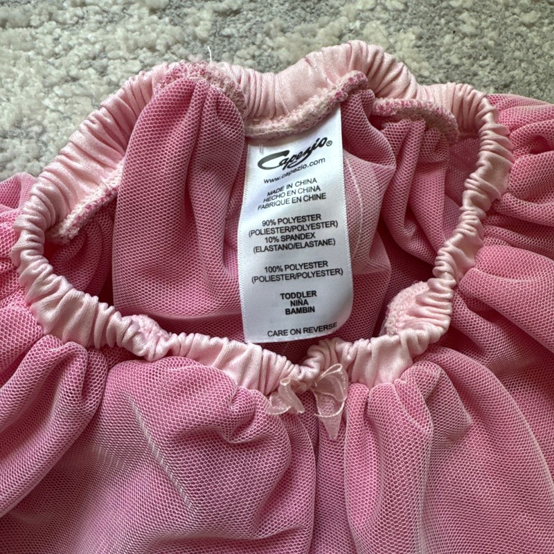 Capezio tutu skirt 4 shades pink layered with mesh elastic waist Toddler gallery