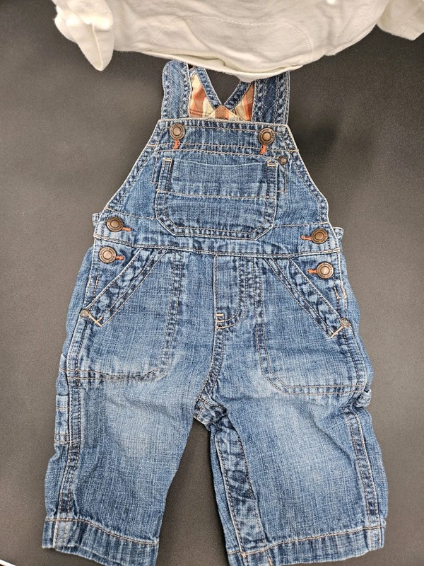 6 Month 2 Piece Overall Set Osh Kosh Brand, Baby Clothes, Girls & Boy Clothes gallery