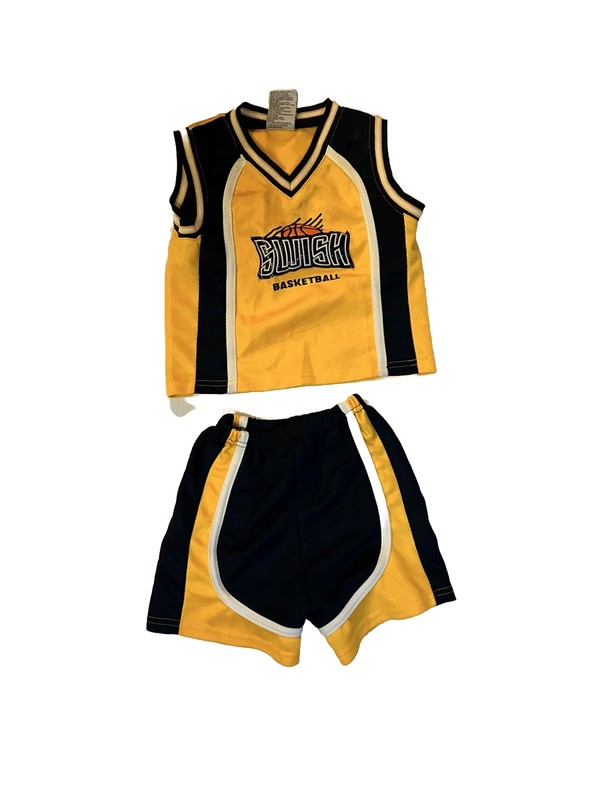 Athletic Wear Boys Shorts Outfit Shirt Basketball Jersey Baby Toddler 2 PCS