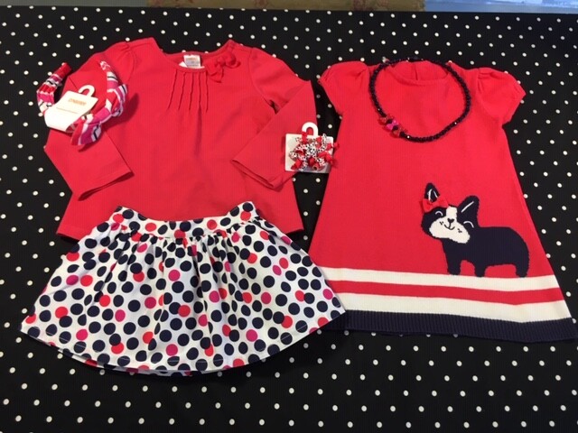Gymboree Ciao Puppy skort top blouse dress headband curlies necklace 18-24 2T