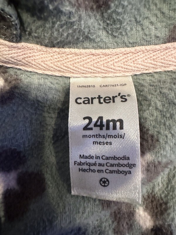 Carter’s Bunting Size 24 Months Green gallery