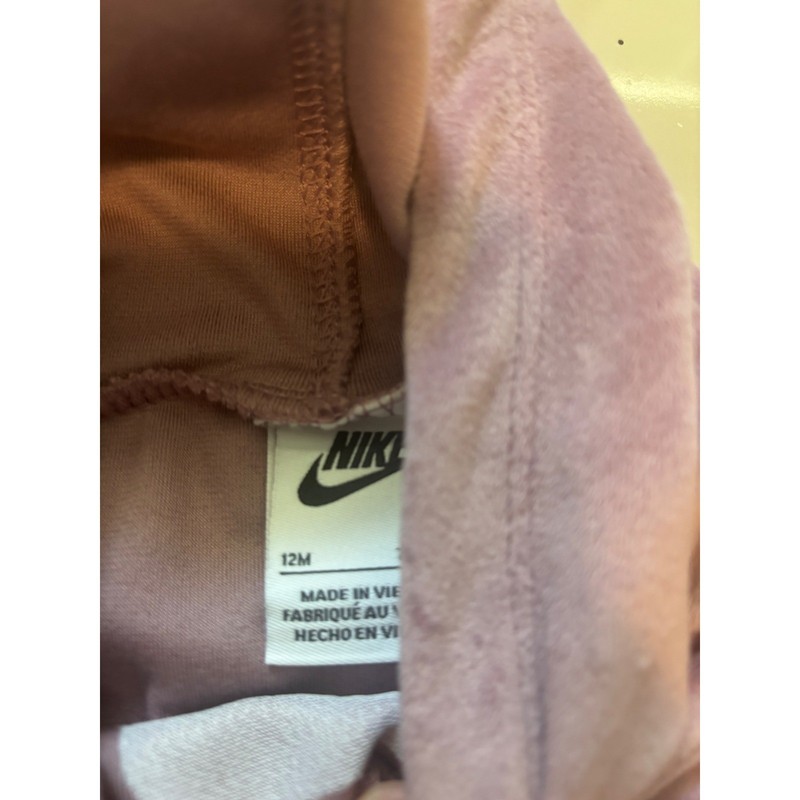Nike Baby Girls 12M Velour Hoodie and Flare Pants 2-Piece Set Purple 16M538-510 gallery