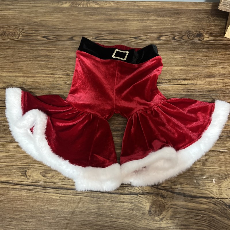 3 Month Baby Essentials Adorable Christmas Santa Pants Bell bottoms